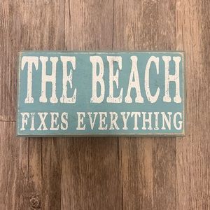 The Beach Fixes Everything Wall Decor